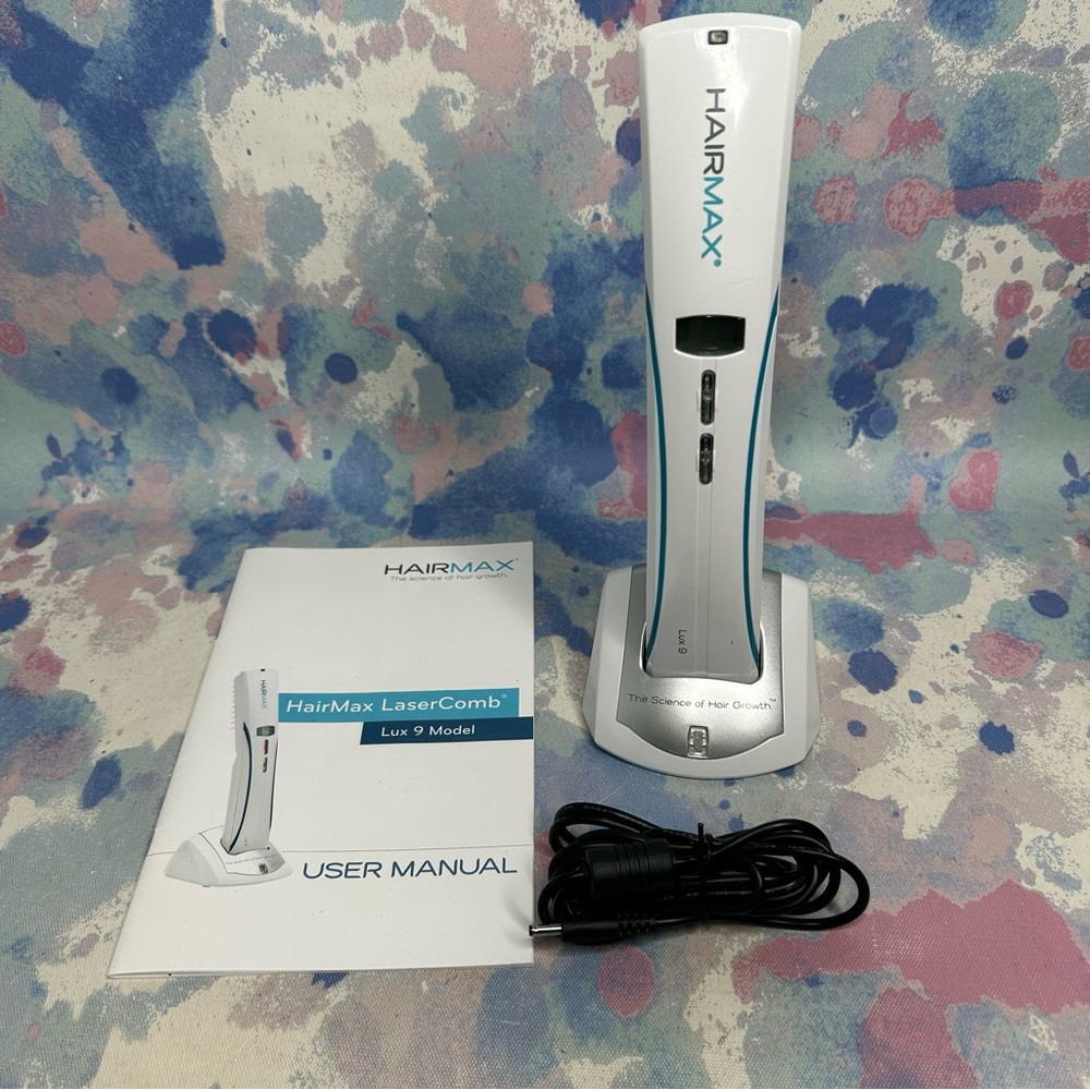 HairMax Premium Lux 9 LaserComb for Hair Loss Men and Women W/ Instructions READ
